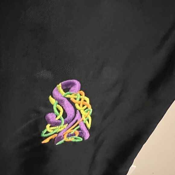 Men’s vintage Rennoc Nylon black track pants. Size Small - Picture 10 of 11